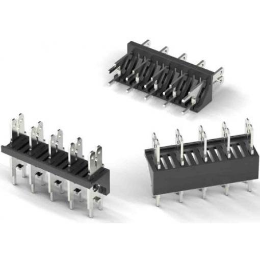 Wurth Elektronik Konektor PCB, řada: WR-FAST, Vodič-deska, počet kontaktů: 4, počet řad: 1, rozteč: 5.08 mm, orientace