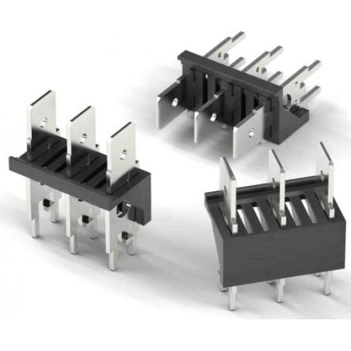 Wurth Elektronik Konektor PCB, řada: WR-FAST, Vodič-deska, počet kontaktů: 6, počet řad: 1, rozteč: 5.08 mm, orientace