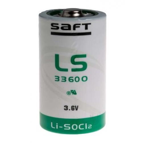 Baterie D LS 33600 3.6 V Lithium-thionyl chlorid IEC 60079-11, IEC 60086-4 17 Ah Saft