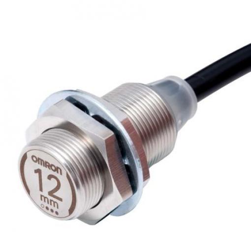 Omron Snímač přiblížení E2EW-X12B3T18 2M Válec se závitem M18 x 1 200 mA E2EW IP67 PnP 2 Hz 12 mm 30 V dc