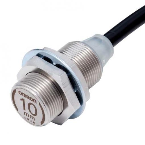 Omron Snímač přiblížení E2EW-X10C118 2M Válec se závitem M18 x 1 200 mA E2EW IP67 NPN 2 Hz 10 mm 30 V dc