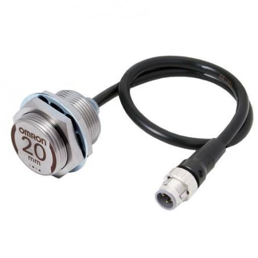 Omron Snímač přiblížení E2EW-X20B1T30-M1TJ 0.3M Válec se závitem M30 x 1.5 100 mA E2EW IP67 PnP 2 Hz 20 mm 30 V dc