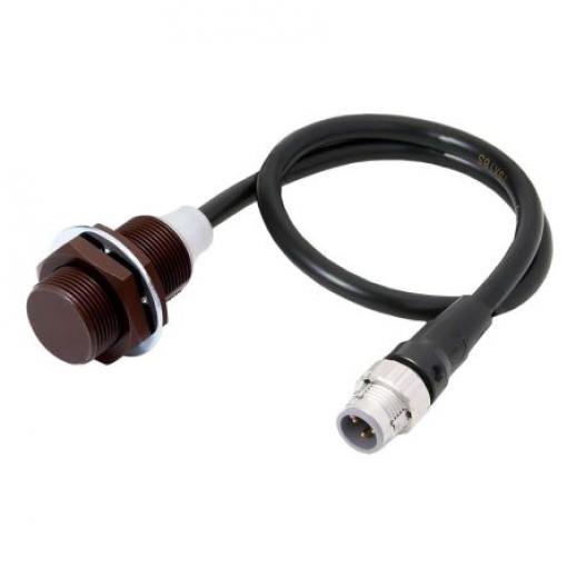 Omron Snímač přiblížení E2EW-QX10C118-M1TJ 0.3M Válec se závitem M18 x 1 200 mA E2EW IP67 NPN 2 Hz 10 mm 30 V dc