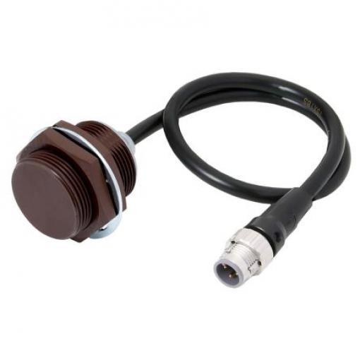 Omron Snímač přiblížení E2EW-QX20B3T30-M1TJ 0.3M Válec se závitem M30 x 1.5 200 mA E2EW IP67 PnP 2 Hz 20 mm 30 V dc