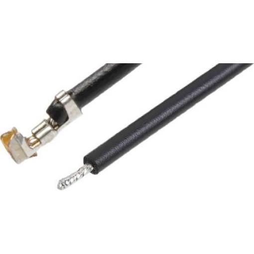 Molex Krimpovací vodič Čepel Pico Blade, řada: 79758 Bez koncovky, délka kabelu: 450 mm Černá