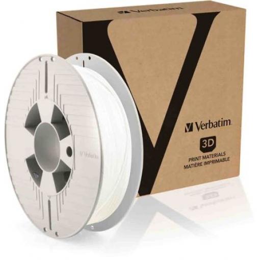 Vlákna pro 3D tiskárny, Bílá 1.75mm 500g DURABIO Verbatim