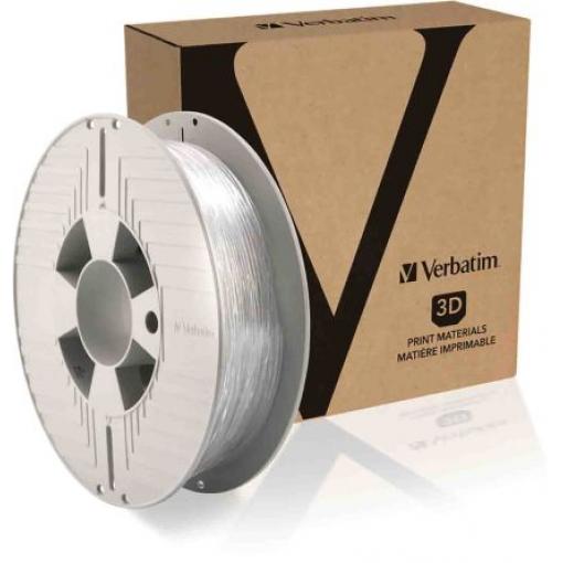 Vlákna pro 3D tiskárny, Průhledné 1.75 mm 500 g DURABIO Verbatim