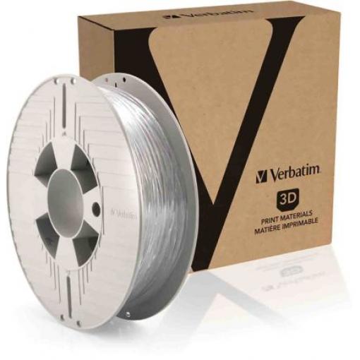 Vlákna pro 3D tiskárny, Průhledná 2.85mm 500g DURABIO Verbatim