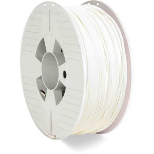 Vlákna pro 3D tiskárny, Bílá 2.85 mm 1 kg Polymléčná kyselina Verbatim