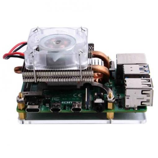 52Pi Nízkoprofilový ventilátor CHLAZENÍ VĚŽE ICE pro Raspberry Pi
