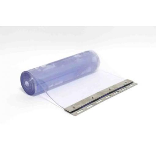 Plenty z PVC proužků, Čirá, délka: 3 m, šířka: 200 mm, Průmyslový x 2 mm RS PRO