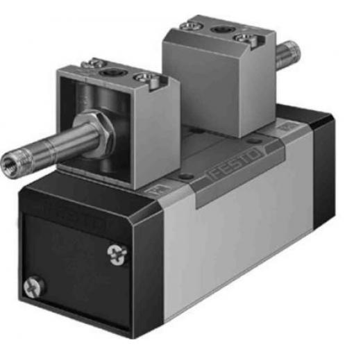 Elektromagnetický ventil 5/3 uzavřený, řada: MFH-5/3G-D-1-C-EX ISO 5599-1 Elektřina, max. průtok: 1200 L/min Festo