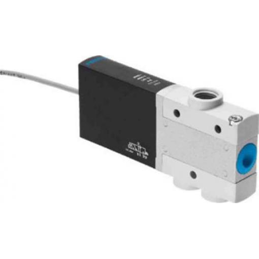 Elektromagnetický ventil 3/2 uzavřený monostabilní, řada: MHE4-M1H-3/2G-1/4-K G Elektřina, max. průtok: 400 L/min Festo