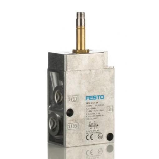 Elektromagnetický ventil 3/2 uzavřený monostabilní, řada: MFH-3-1/4-EX G Elektřina, max. průtok: 800 L/min Festo
