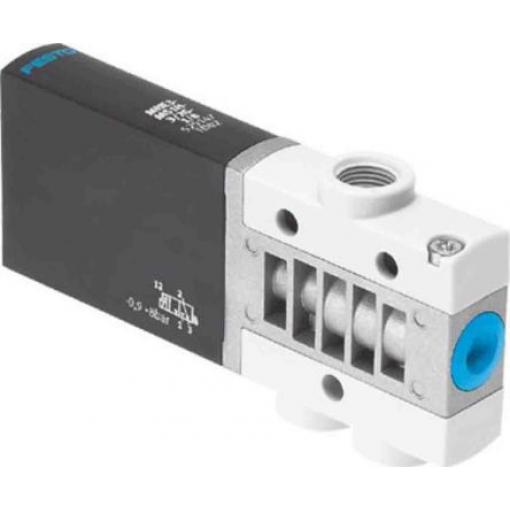 Elektromagnetický ventil 3/2 uzavřený monostabilní, řada: MHE3-MS1H-3/2G-1/8 G Elektřina, max. průtok: 200 L/min Festo