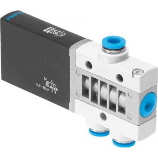 Elektromagnetický ventil 3/2 uzavřený monostabilní, řada: MHE3-MS1H-3/2G-QS-6 G Elektřina, max. průtok: 200 L/min Festo