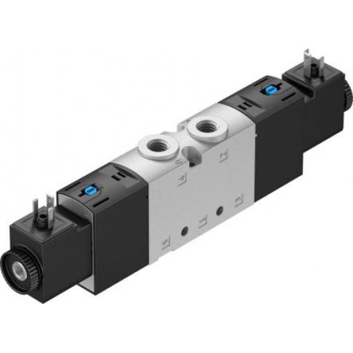 Elektromagnetický ventil 5/3 uzavřený, řada: VUVS-L20-P53E-MD-G18-F7-1C1 G Elektřina, max. průtok: 600 L/min Festo 24 V