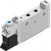 Elektromagnetický ventil 5/2 monostabilní, řada: VUVG-L10-M52-RT-M5-1P3 Metrické Elektřina, max. průtok: 220 L/min Festo