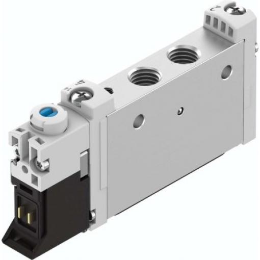 Elektromagnetický ventil 5/2 monostabilní, řada: VUVG-L10-M52-RT-M7-1P3 7 mm Elektřina, max. průtok: 330 L/min Festo 24