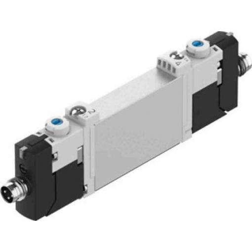 Elektromagnetický ventil 5/3 uzavřený, řada: VUVG-B10-P53E-ZT-F-1R8L Metrické Elektřina, max. průtok: 300 L/min Festo 24