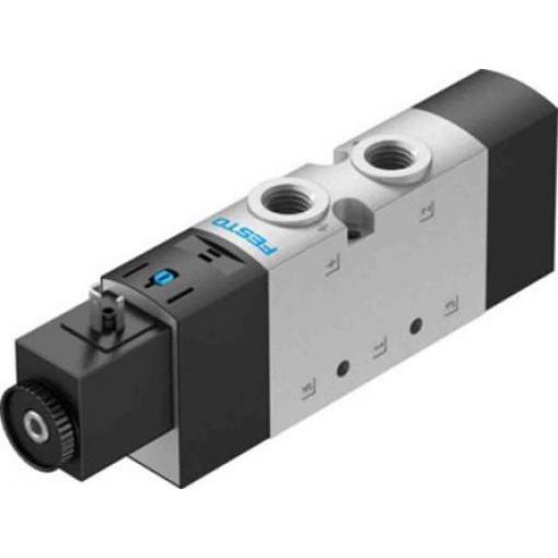 Elektromagnetický ventil 5/2 monostabilní, řada: VUVS EN 175301-803 Elektřina, max. průtok: 1300 L/min Festo 24 V