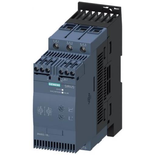 Siemens Startér pro plynulý rozběh, rozsah: 3RW30 22 kW 400V ac 3fázový IP00