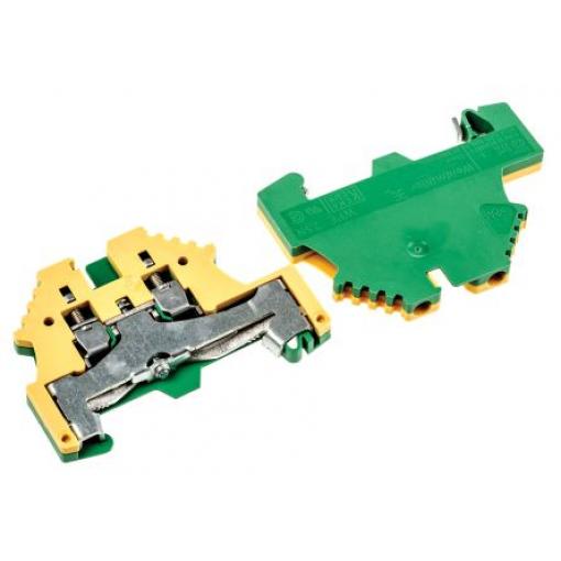 Weidmüller Zemnicí svorkovnice 1016200000, řada: WPE, 500 V Zelená, Žlutá 2.5 mm² 1 Šroubová IECEx/ATEX
