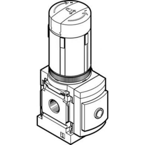 Pneumatický regulátor, řada: MS Festo G 1/2 G