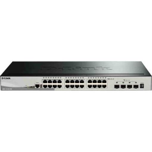 Chytrý řízený přepínač sítě Ethernet, model: 28-Port Gigabit Stackable Smart Managed Switch with 10G Uplinks 28portový