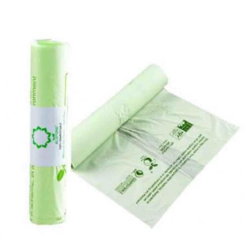 Cromwell Polythene Sáček do nádoby 2080 Per Pack ks, Černá Polyetylen 7L