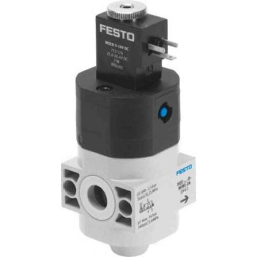 Pneumatický ventil s ručním ovládáním, řada: HEE Elektrické G 1/8 G, materiál tělesa: Odlévaný hliník 172956, teplotní
