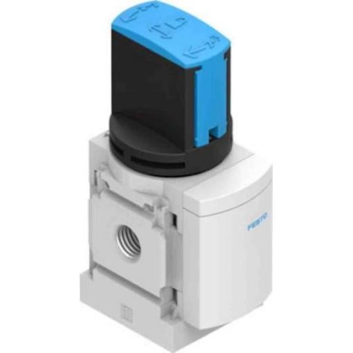 Pneumatický ventil s ručním ovládáním, řada: MS G 1/4, G 1/8 G, materiál tělesa: Hliník 541262, teplotní rozsah: 50 °C,
