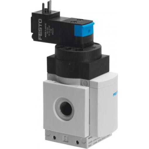 Pneumatický ventil s ručním ovládáním, řada: MS G 1/4 G, materiál tělesa: Hliník 542558, teplotní rozsah: 50 °C,