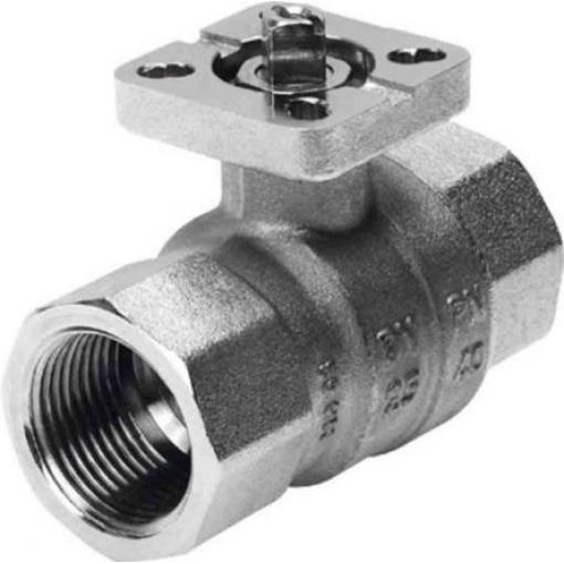 Pneumatický ventil s ručním ovládáním, řada: VAPB Mechanický 1/2 in Rp, materiál tělesa: Niklovaná mosaz 534304,
