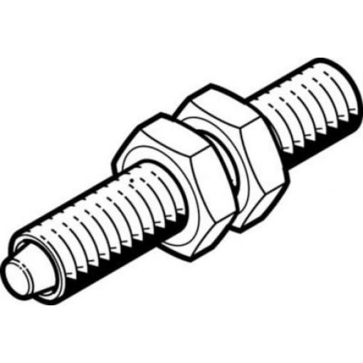 Tlumič DYEF-M5-Y1, řada: DYEF Festo 1.5 mm M5