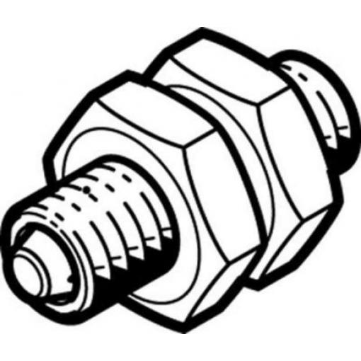 Tlumič DYEF-S-M4-Y1, řada: DYEF Festo 0.9 mm M4