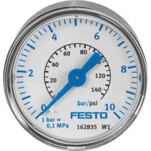 Tlakoměr Se závitem MA-40-10-G1/4-EN 40 mm G 1/4 ABS, 60 °C 10 bar 0 bar Festo