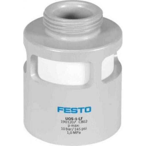 Pneumatický tlumič, řada: UOS, Polyetylen Festo 10 bar, G1 G
