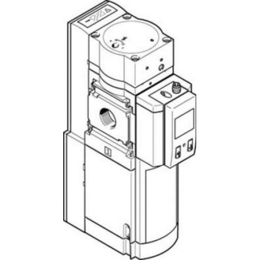 Pneumatický ventil s měkkým rozběhem, řada: MS 4300L/min G 1/2 vnitřní, max. tlak: 10 bar Festo
