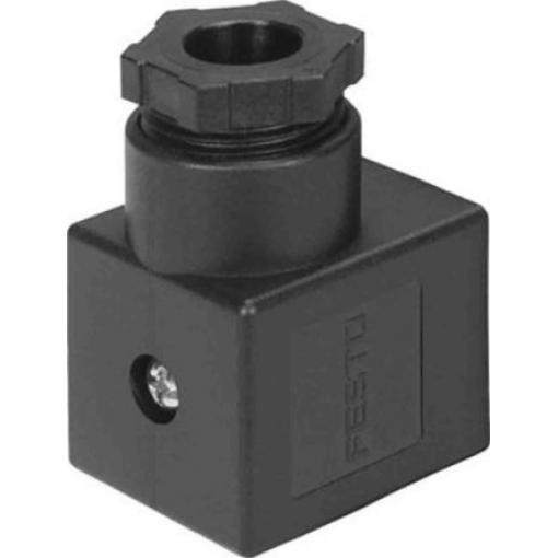 Festo Úhlová zásuvka, řada: MSSD, formát pólů: 3, Centrální šroub Vnitřní velikost průchodky PG9, IP65, 250 V dc, 300 V