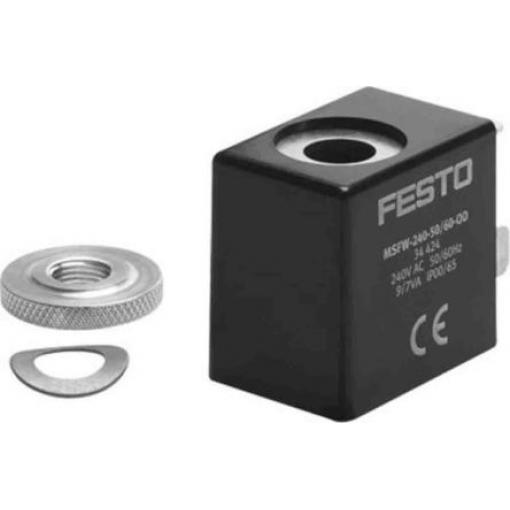 Cívka elektromagnetického ventilu MSFW-240-50/60-OD řada MSF 240 V Festo