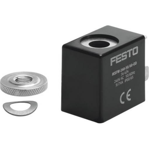 Náhradní cívka elektromagnetického ventilu, sívka elektromagnetického ventilu MSFW-110-50/60-OD řada MSFW 110 V ac Festo