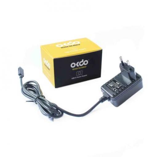 Okdo Napájecí zdroj Raspberry Pi USB typu C Zástrčka pro EU 1.5 m