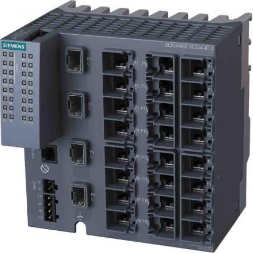 Ethernetový přepínač 24portový Siemens Řízený