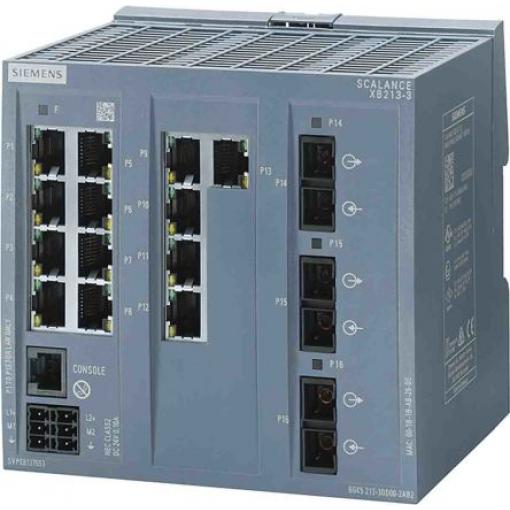 Ethernetový přepínač 17portový 100Mbps Siemens Řízený