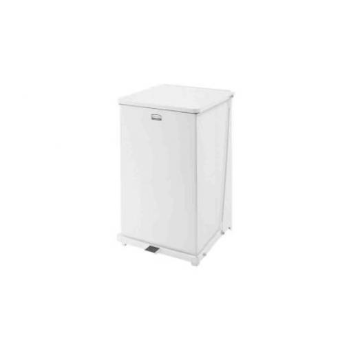 Rubbermaid Commercial Products Nádoba na odpad, Defenders 95L, Bílá Pedál víko Pozinkovaná ocel