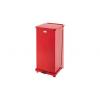 Rubbermaid Commercial Products Nádoba na odpad, Defenders 49L, Červená Pedál víko Pozinkovaná ocel