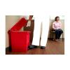 Rubbermaid Commercial Products Nádoba na odpad, Legacy Step-On 30L, Červená Pedál víko Plastové