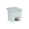 Rubbermaid Commercial Products Nádoba na odpad, Legacy Step-On 30L, Bílá Pedál víko Plastové