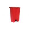 Rubbermaid Commercial Products Nádoba na odpad, Legacy Step-On 87L, Červená Pedál víko Plastové